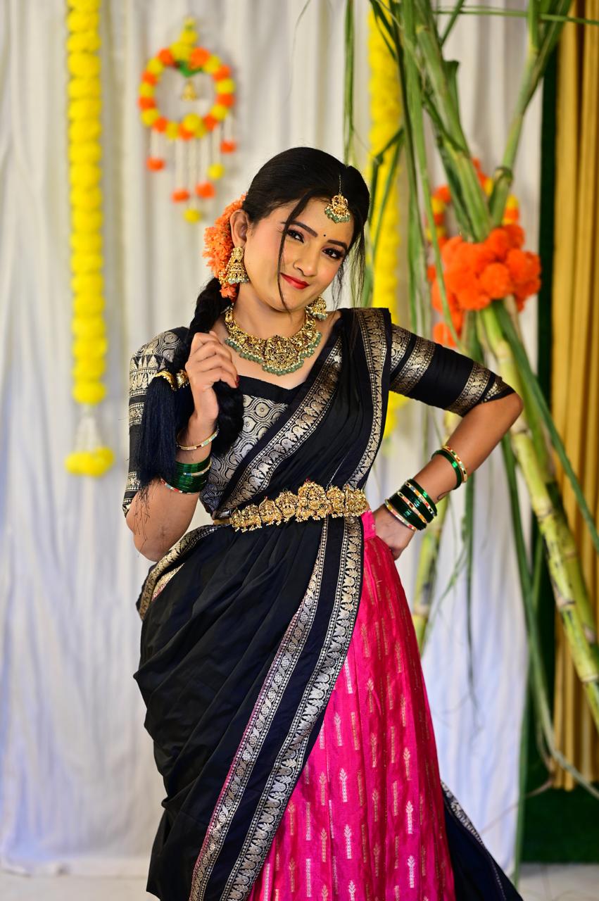 Traditional Braid & Gajra Styling